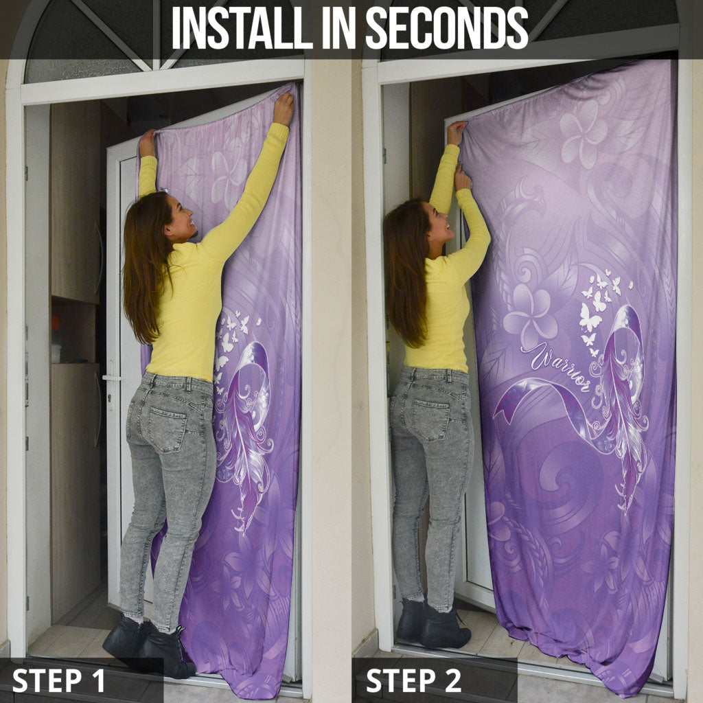 Lupus Awareness Month Door Cover Polynesian Style LT05 - Polynesian Pride