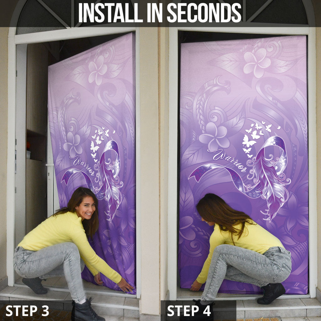 Lupus Awareness Month Door Cover Polynesian Style LT05 - Polynesian Pride