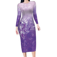 Lupus Awareness Month Family Matching Long Sleeve Bodycon Dress and Hawaiian Shirt Polynesian Style