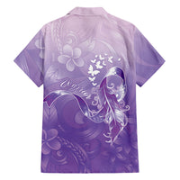 Lupus Awareness Month Family Matching Off Shoulder Maxi Dress and Hawaiian Shirt Polynesian Style