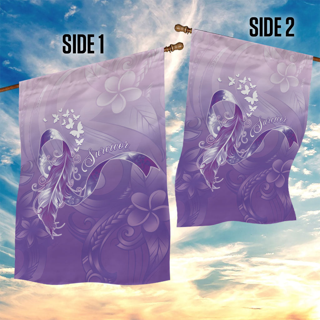 Lupus Awareness Month Garden Flag Polynesian Style LT05 - Polynesian Pride