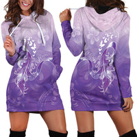 Lupus Awareness Month Hoodie Dress Polynesian Style LT05 - Polynesian Pride