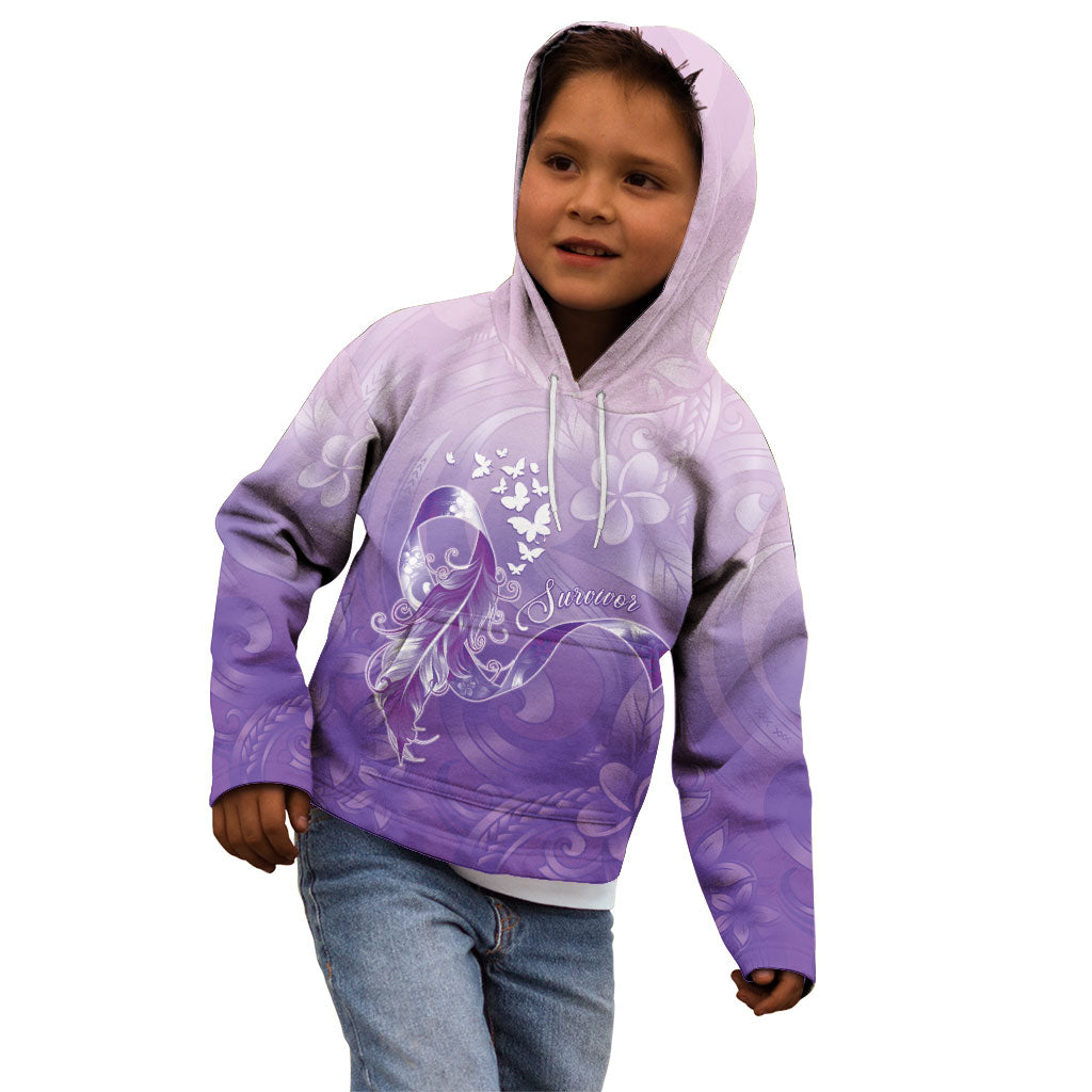 Lupus Awareness Month Kid Hoodie Polynesian Style LT05 - Polynesian Pride