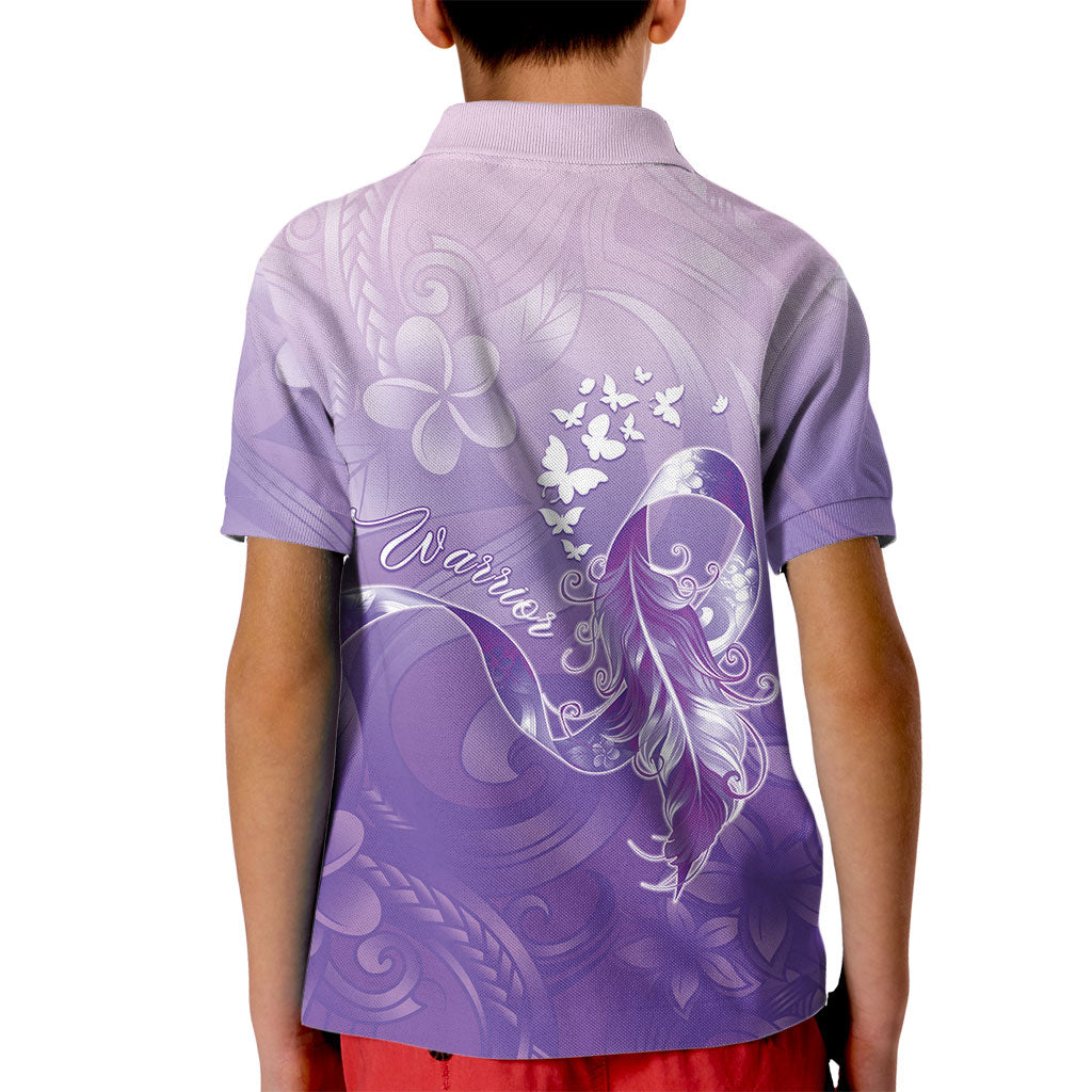 Lupus Awareness Month Kid Polo Shirt Polynesian Style LT05 - Polynesian Pride