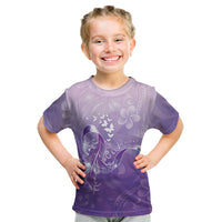 Lupus Awareness Month Kid T Shirt Polynesian Style LT05 Lilac - Polynesian Pride