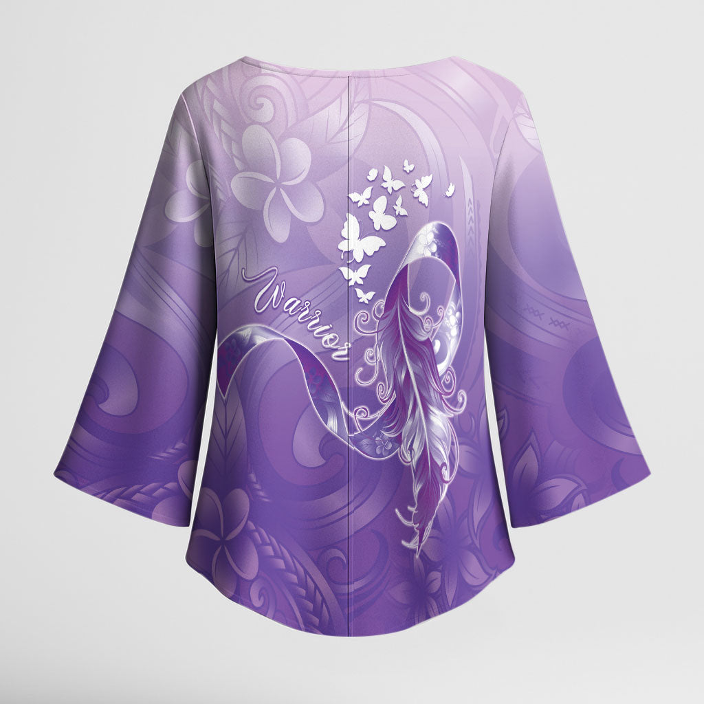Lupus Awareness Month Kimono Sleeve Blouse Polynesian Style LT05 - Polynesian Pride