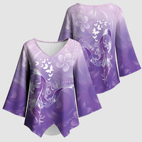 Lupus Awareness Month Kimono Sleeve Blouse Polynesian Style LT05 - Polynesian Pride