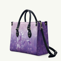 Lupus Awareness Month Leather Bag Polynesian Style LT05 Lilac - Polynesian Pride