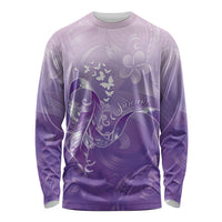 Lupus Awareness Month Long Sleeve Shirt Polynesian Style LT05 Unisex Lilac - Polynesian Pride