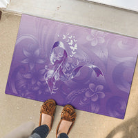 Lupus Awareness Month Rubber Doormat Polynesian Style LT05 - Polynesian Pride