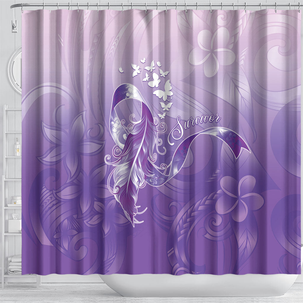 Lupus Awareness Month Shower Curtain Polynesian Style LT05 - Polynesian Pride