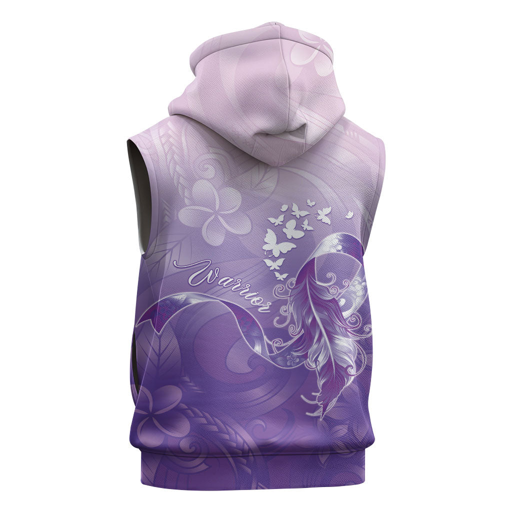 Lupus Awareness Month Sleeveless Hoodie Polynesian Style LT05 - Polynesian Pride