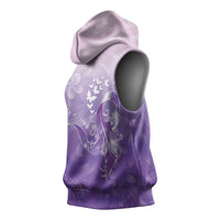 Lupus Awareness Month Sleeveless Hoodie Polynesian Style LT05 - Polynesian Pride