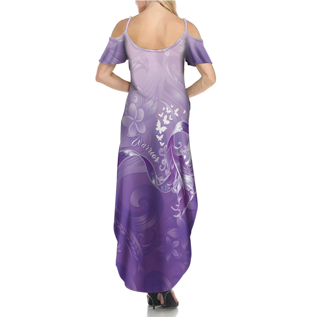 Lupus Awareness Month Summer Maxi Dress Polynesian Style LT05 - Polynesian Pride