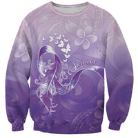 Lupus Awareness Month Sweatshirt Polynesian Style LT05 Unisex Lilac - Polynesian Pride