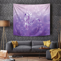 Lupus Awareness Month Tapestry Polynesian Style LT05 Lilac - Polynesian Pride