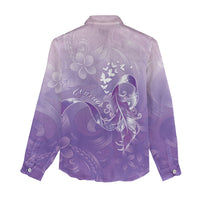 Lupus Awareness Month Women Casual Shirt Polynesian Style LT05 - Polynesian Pride