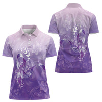Lupus Awareness Month Women Polo Shirt Polynesian Style LT05 - Polynesian Pride