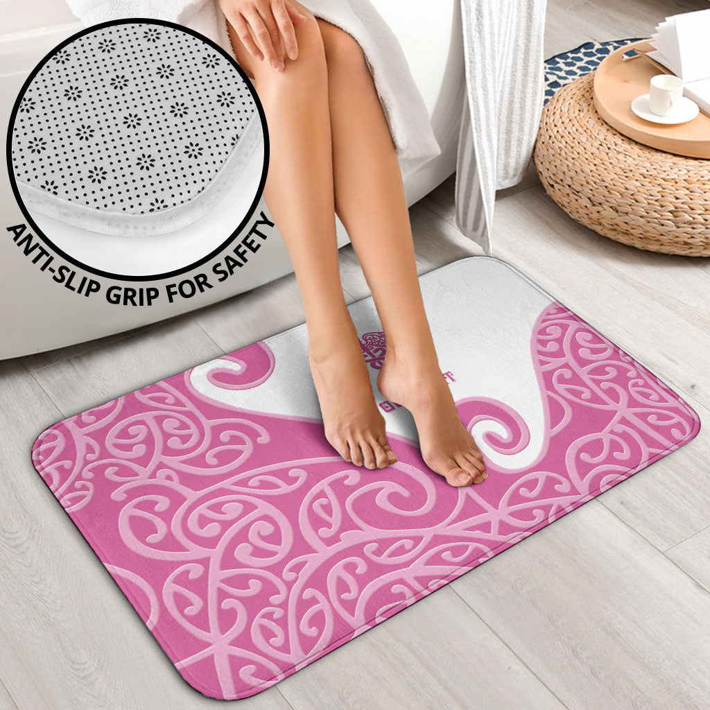 Personalised New Zealand Nurse Bathroom Set Maori Koru Pink Version LT05 - Polynesian Pride