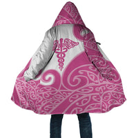 Personalised New Zealand Nurse Cloak Maori Koru Pink Version LT05 Unisex Pink - Polynesian Pride