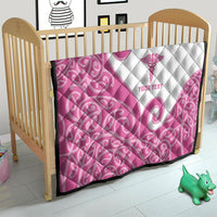 Personalised New Zealand Nurse Quilt Maori Koru Pink Version LT05 - Polynesian Pride