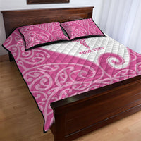 Personalised New Zealand Nurse Quilt Bed Set Maori Koru Pink Version LT05 - Polynesian Pride