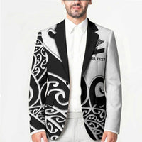 Personalised New Zealand Nurse Blazer Maori Koru Black Version LT05 - Polynesian Pride