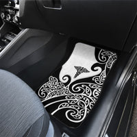 New Zealand Nurse Car Mats Maori Koru Black Version LT05 - Polynesian Pride