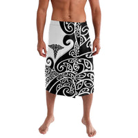 New Zealand Nurse Lavalava Maori Koru Black Version