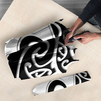 Personalised New Zealand Nurse Umbrella Maori Koru Black Version LT05 - Polynesian Pride