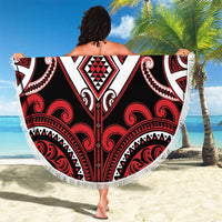 Aotearoa Ngapuhi Beach Blanket Maori Tribal Pattern LT05 - Polynesian Pride