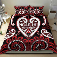 Aotearoa Ngapuhi Bedding Set Maori Tribal Pattern