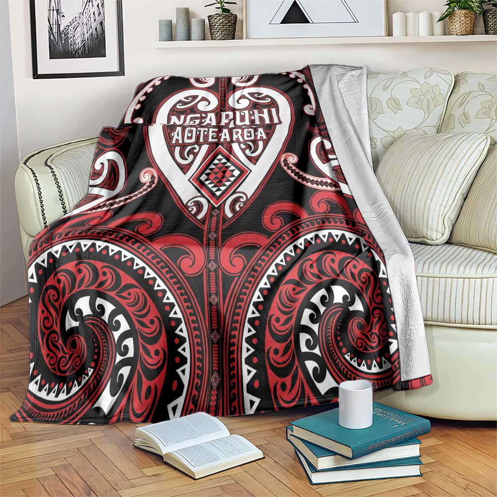 Aotearoa Ngapuhi Blanket Maori Tribal Pattern