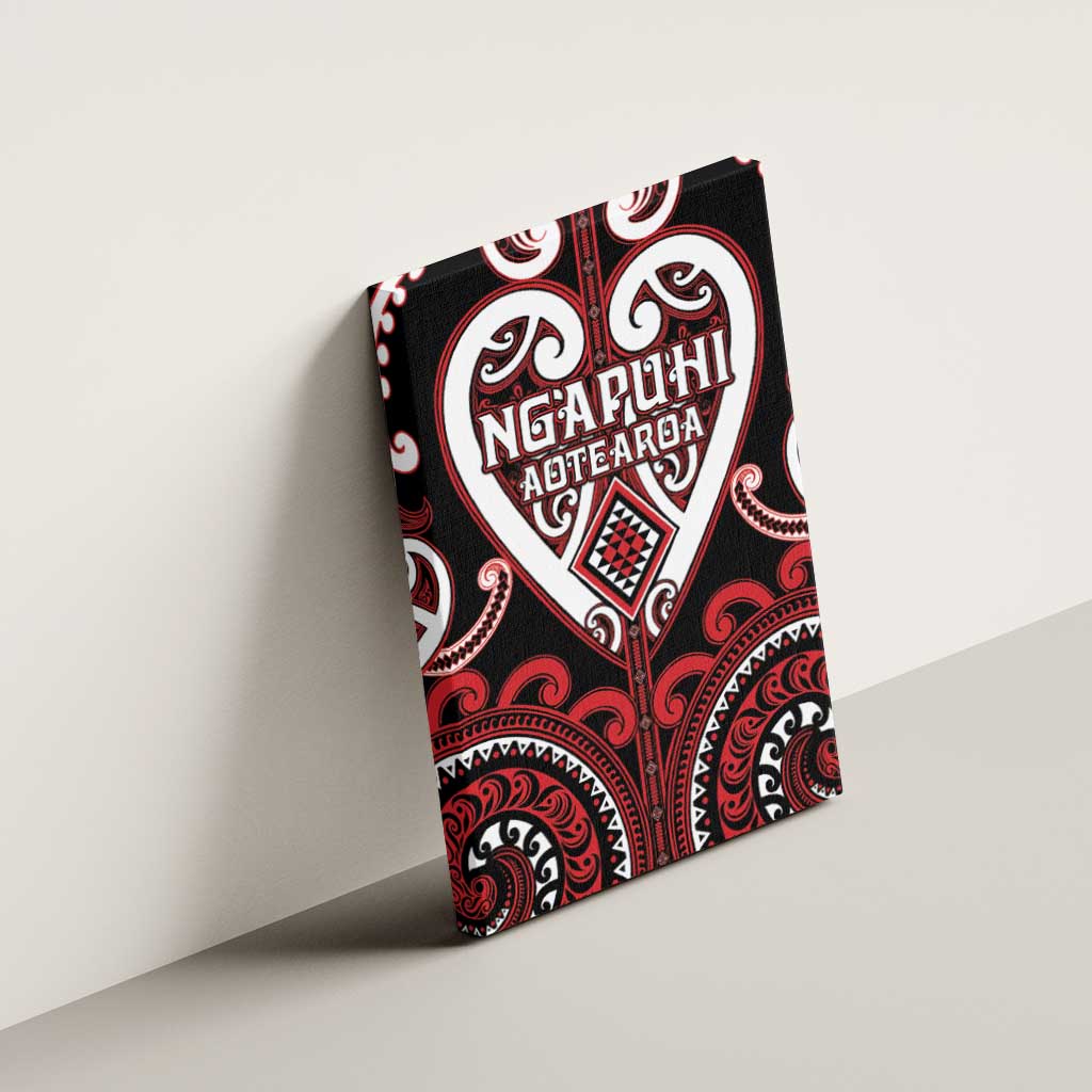 Aotearoa Ngapuhi Canvas Wall Art Maori Tribal Pattern LT05 - Polynesian Pride