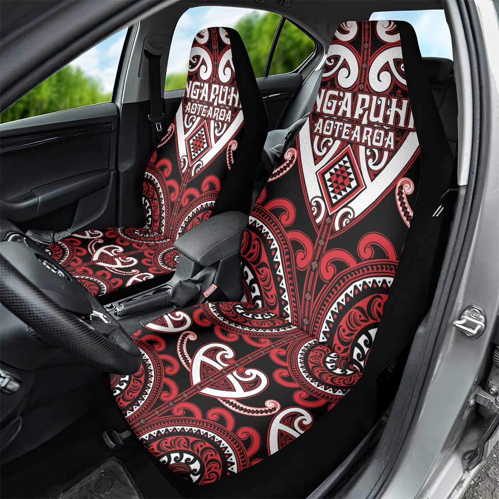 Aotearoa Ngapuhi Car Seat Cover Maori Tribal Pattern