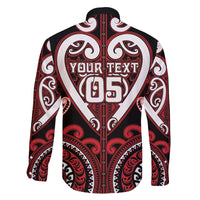 Custom Aotearoa Ngapuhi Family Matching Long Sleeve Bodycon Dress and Hawaiian Shirt Maori Tribal Pattern