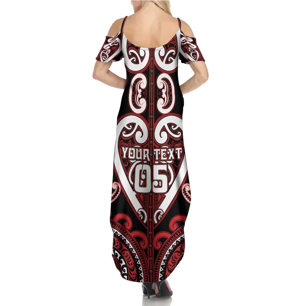 Custom Aotearoa Ngapuhi Family Matching Summer Maxi Dress and Hawaiian Shirt Maori Tribal Pattern