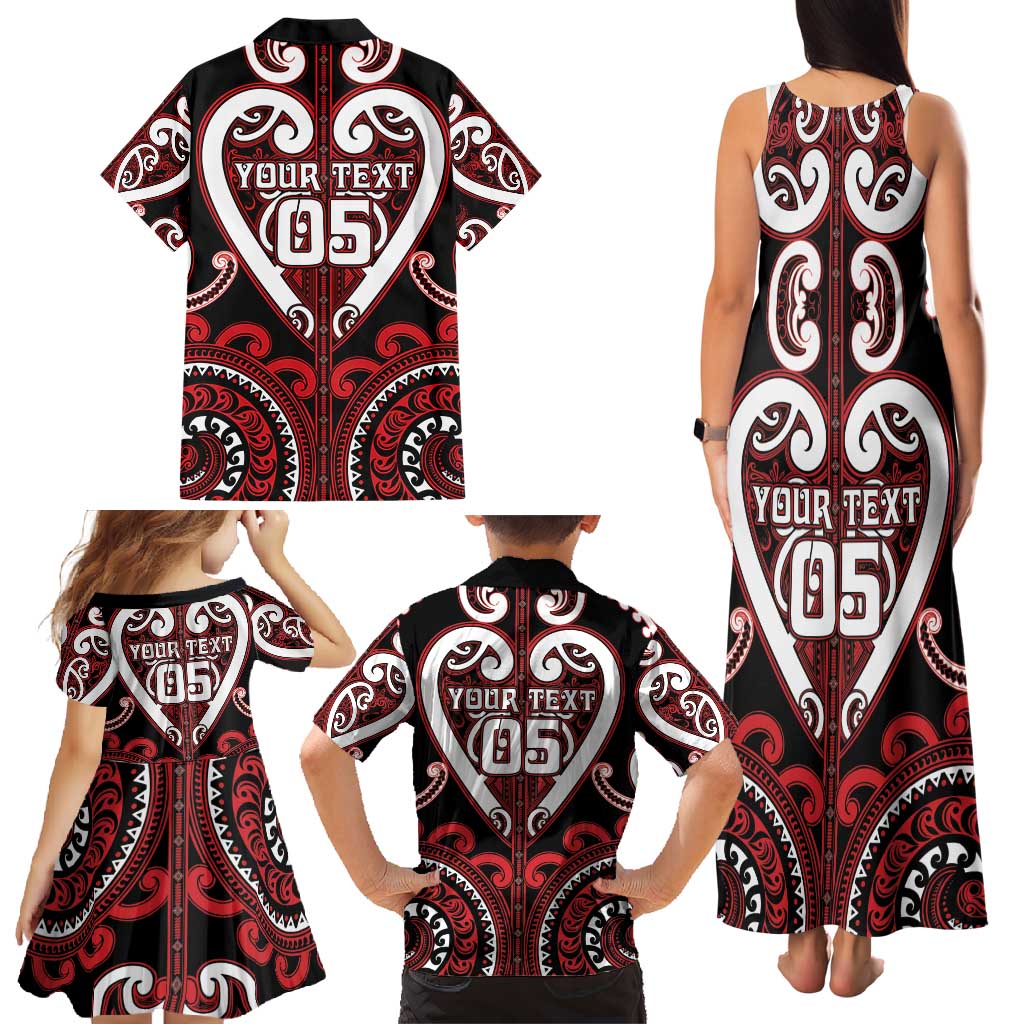 Custom Aotearoa Ngapuhi Family Matching Tank Maxi Dress and Hawaiian Shirt Maori Tribal Pattern LT05 - Polynesian Pride