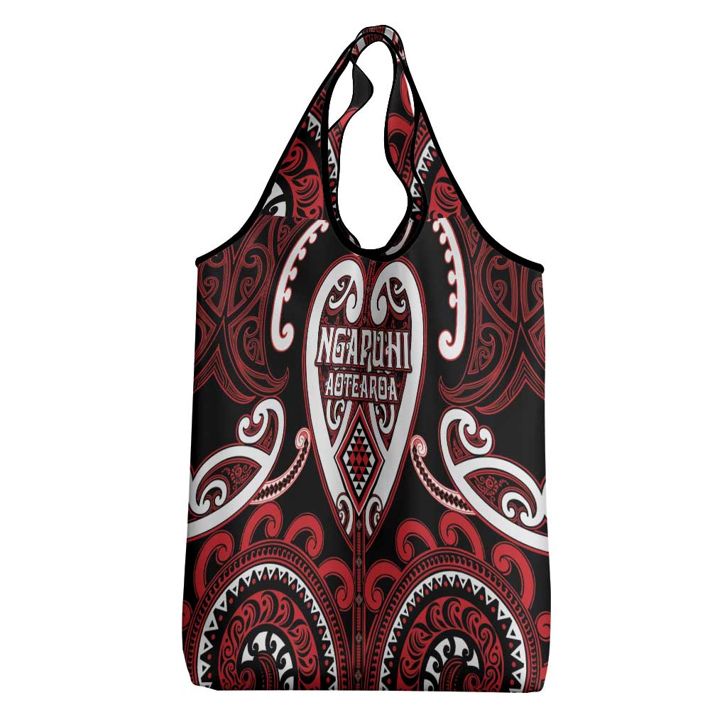 Aotearoa Ngapuhi Grocery Bag Maori Tribal Pattern LT05 - Polynesian Pride