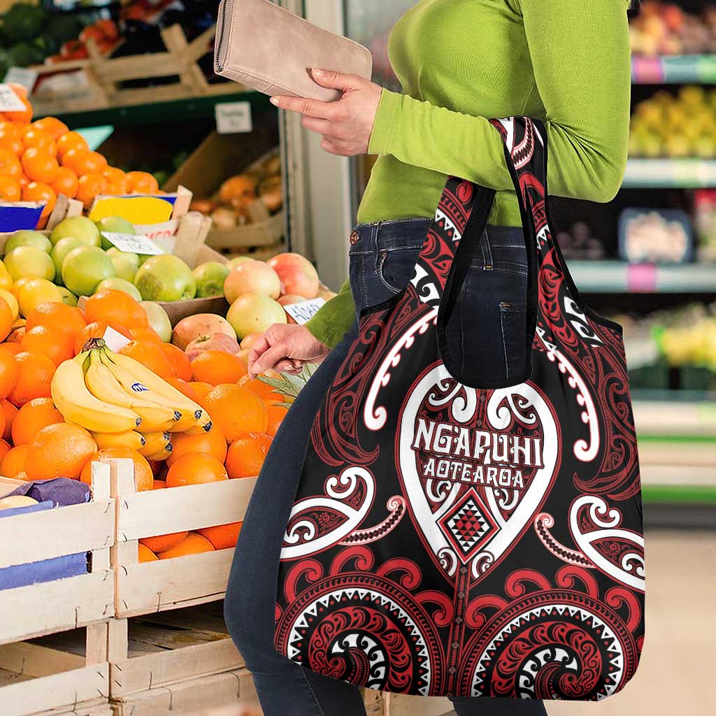 Aotearoa Ngapuhi Grocery Bag Maori Tribal Pattern LT05 - Polynesian Pride