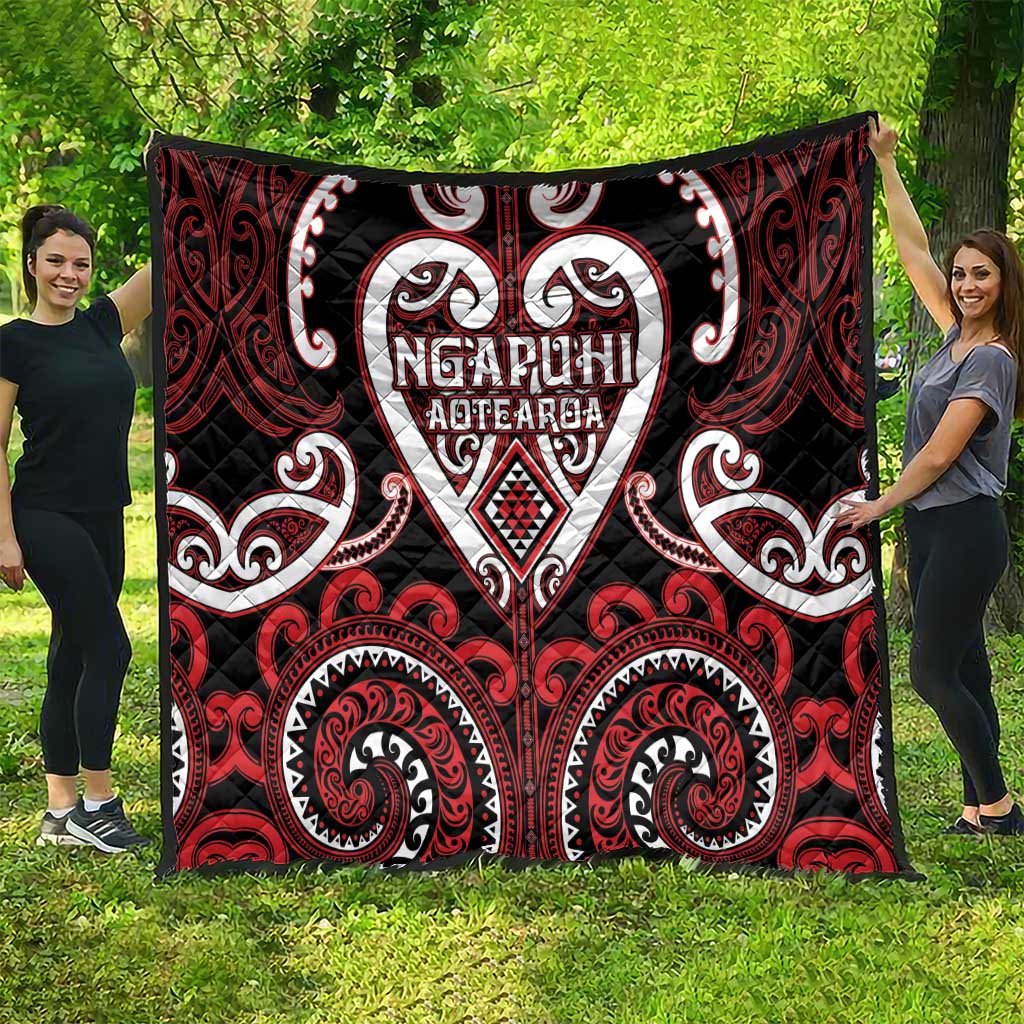 Aotearoa Ngapuhi Quilt Maori Tribal Pattern