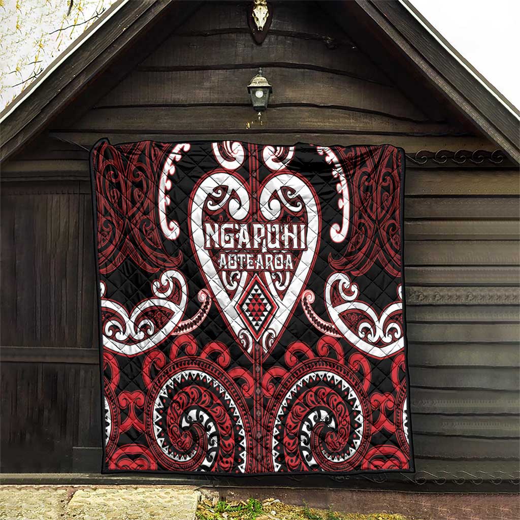 Aotearoa Ngapuhi Quilt Maori Tribal Pattern