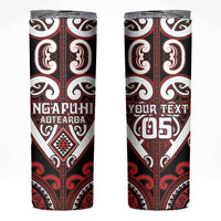 Custom Aotearoa Ngapuhi Skinny Tumbler Maori Tribal Pattern