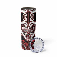 Custom Aotearoa Ngapuhi Skinny Tumbler Maori Tribal Pattern