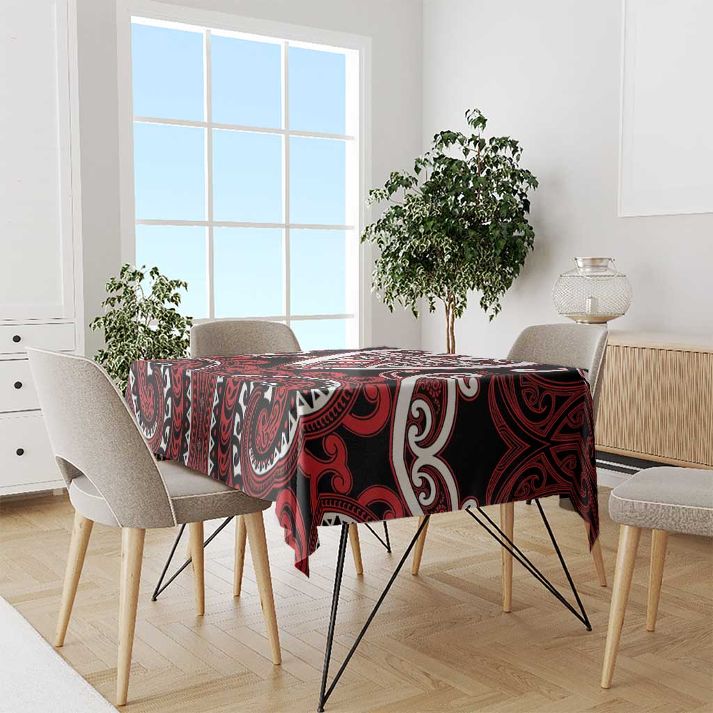 Aotearoa Ngapuhi Tablecloth Maori Tribal Pattern LT05 - Polynesian Pride