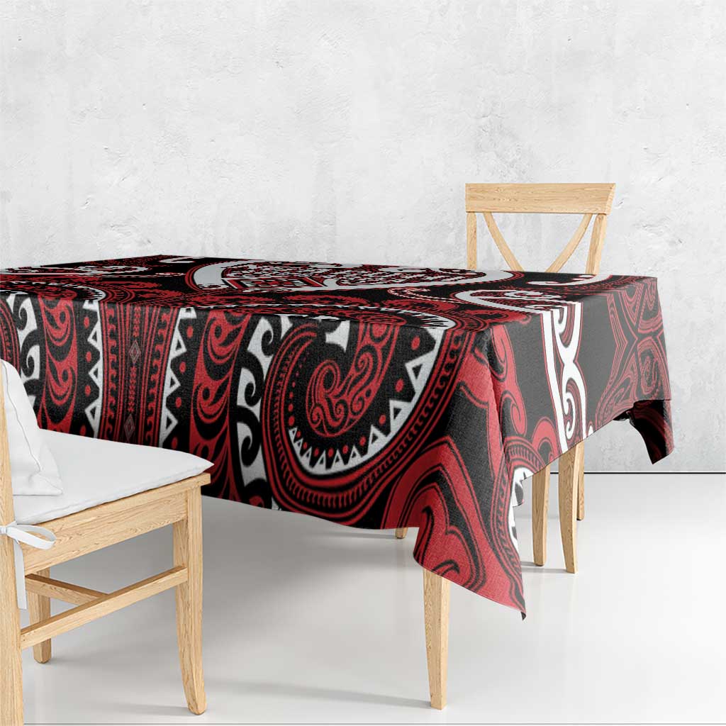 Aotearoa Ngapuhi Tablecloth Maori Tribal Pattern LT05 - Polynesian Pride