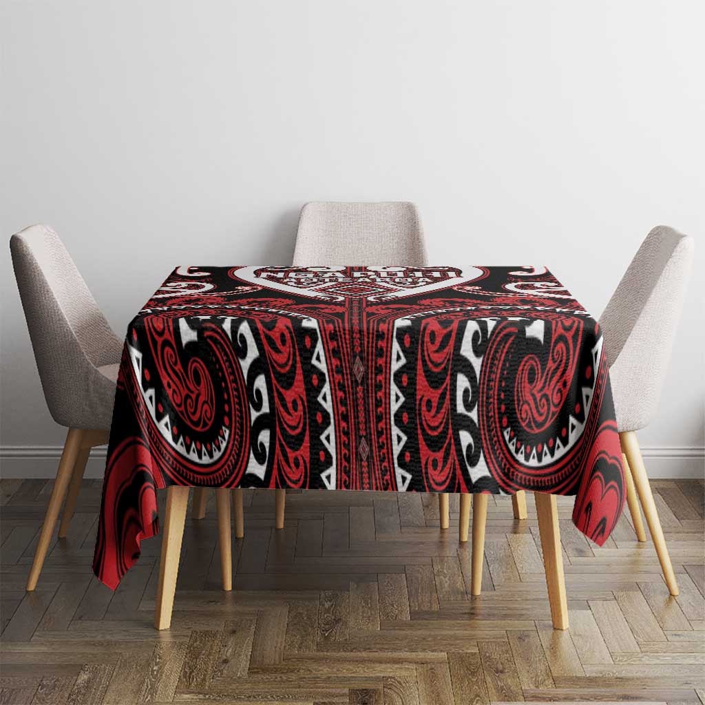 Aotearoa Ngapuhi Tablecloth Maori Tribal Pattern LT05 - Polynesian Pride