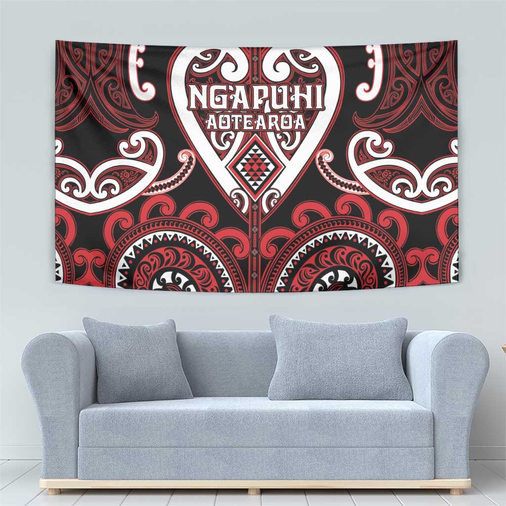 Aotearoa Ngapuhi Tapestry Maori Tribal Pattern