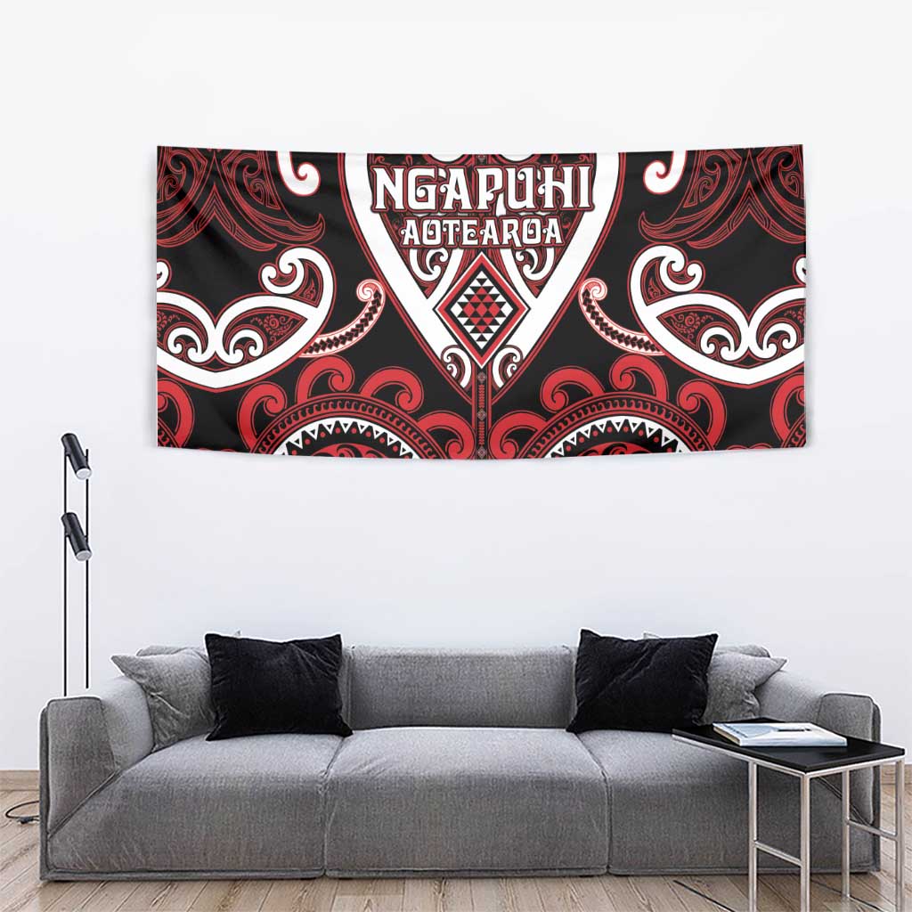 Aotearoa Ngapuhi Tapestry Maori Tribal Pattern