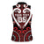 Custom Aotearoa Ngapuhi Women Sleeveless Polo Shirt Maori Tribal Pattern